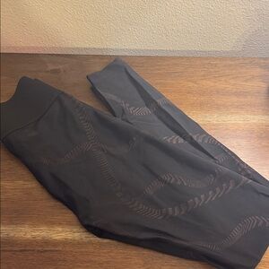 Koral Black Patterned Leggings